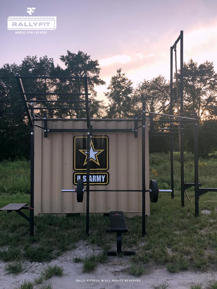 Rally Fitness Gym Locker for the US Army