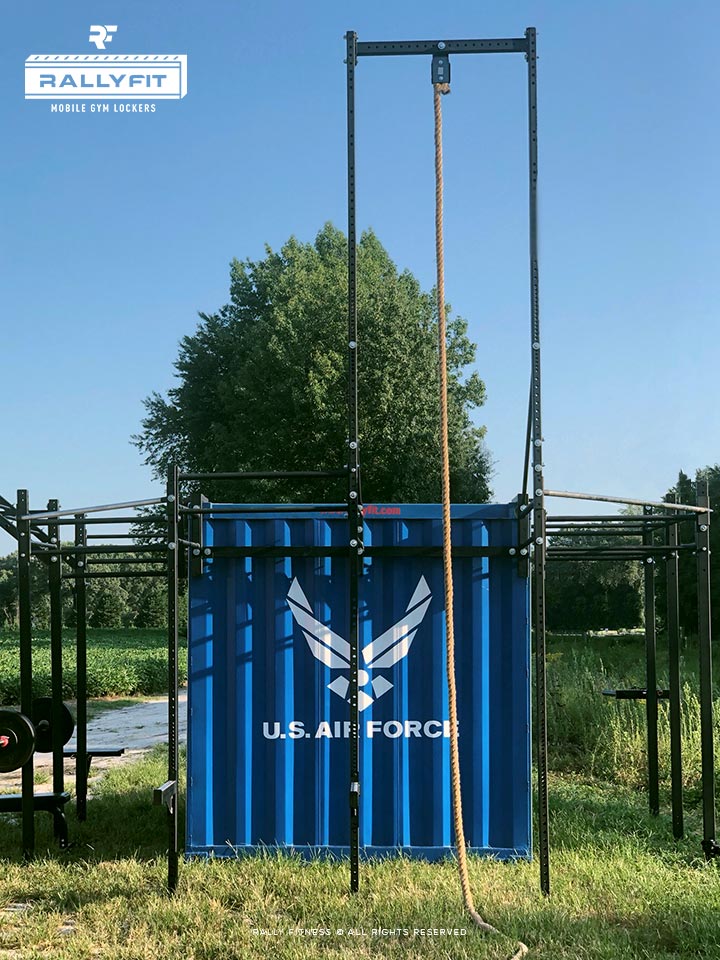 Rally Fitness Gym Locker for the US Air Force