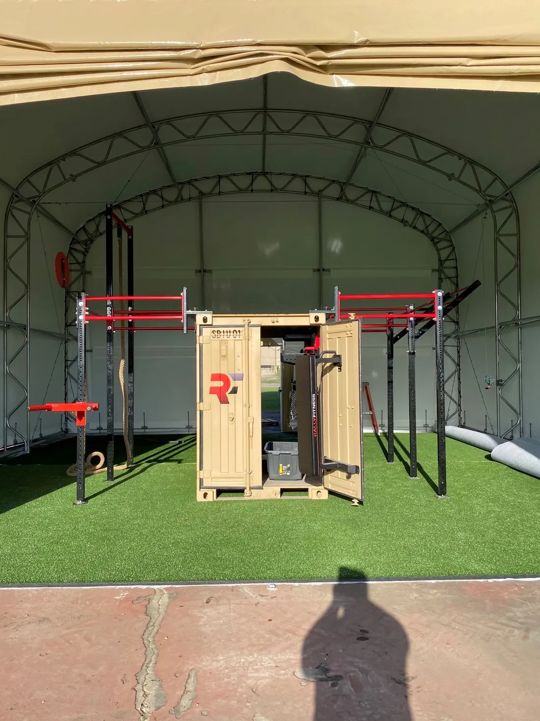 5 foot Quadcon RallyFit™ locker under a Shade Pro cover